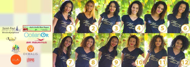 Miss Saint-Paul 2019: les 12 candidates sont...
