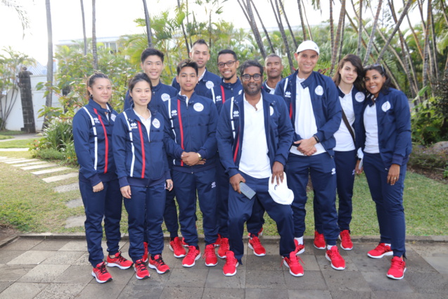 JIOI 2019: Sébastien Maillot porte drapeau de La Réunion JIOI 2019: Sébastien Maillot porte drapeau de La Réunion