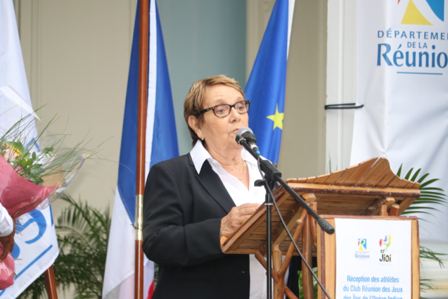 Monique Cathala, présidente du Comité Régional Olympique Sportif