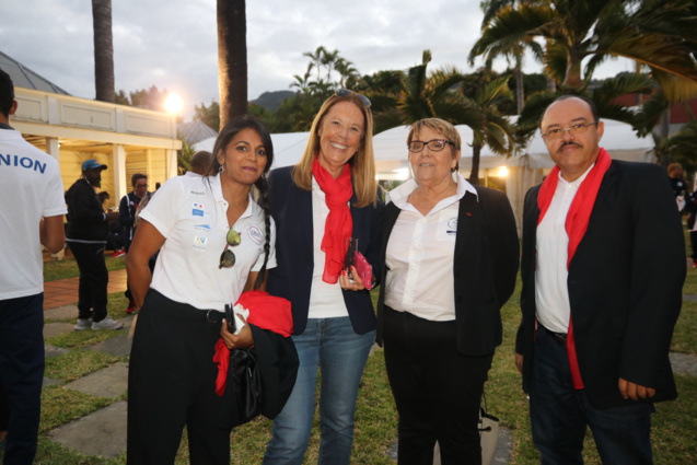 JIOI 2019: Sébastien Maillot porte drapeau de La Réunion JIOI 2019: Sébastien Maillot porte drapeau de La Réunion