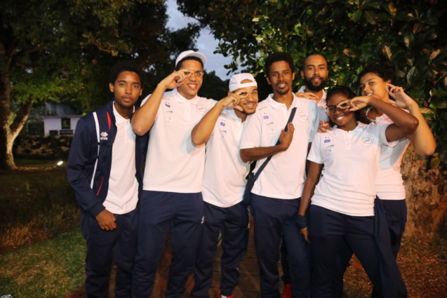 JIOI 2019: Sébastien Maillot porte drapeau de La Réunion JIOI 2019: Sébastien Maillot porte drapeau de La Réunion