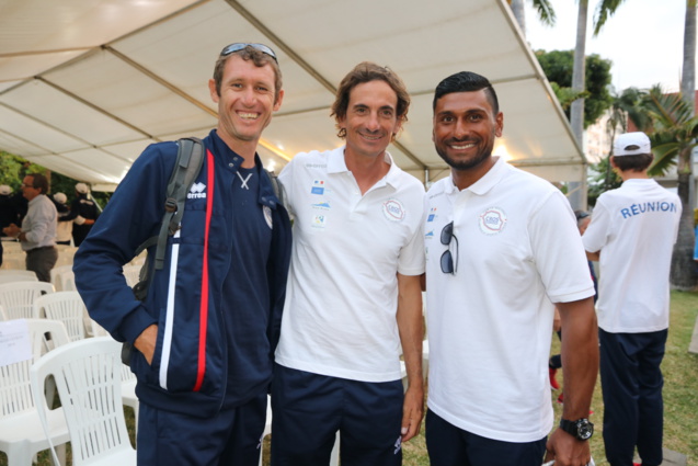 JIOI 2019: Sébastien Maillot porte drapeau de La Réunion JIOI 2019: Sébastien Maillot porte drapeau de La Réunion