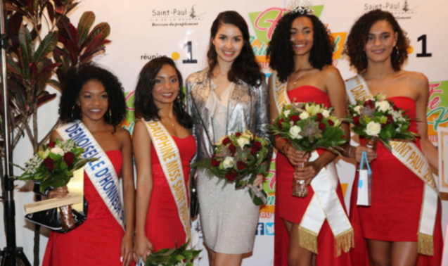 Avec Ambre N'guyen, Miss Réunion 2016