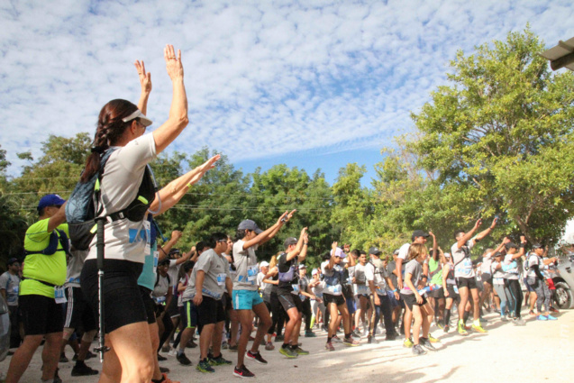 Echauffement avant le départ des 10 km