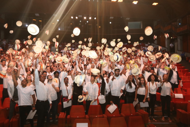 Remise de diplômes UFR Sciences et Technologies au Téat Champ Fleuri