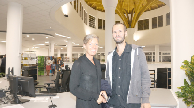 Inauguration à Saint-Denis de la Médiathèque François Mitterrand rénovée Inauguration à Saint-Denis de la Médiathèque François Mitterrand rénovée