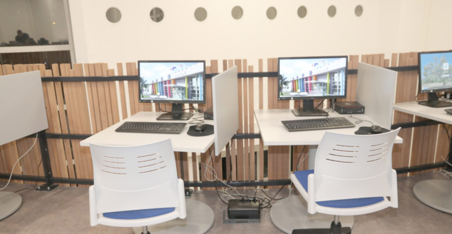 Inauguration à Saint-Denis de la Médiathèque François Mitterrand rénovée Inauguration à Saint-Denis de la Médiathèque François Mitterrand rénovée