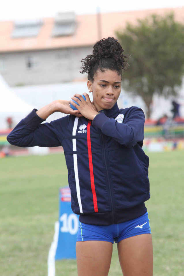 Jade Coreia à l'héptathlon