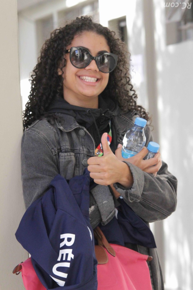 Amélie Hibon future médaillée d'argent sur le 4X100 m Amélie Hibon future médaillée d'argent sur le 4X100 m