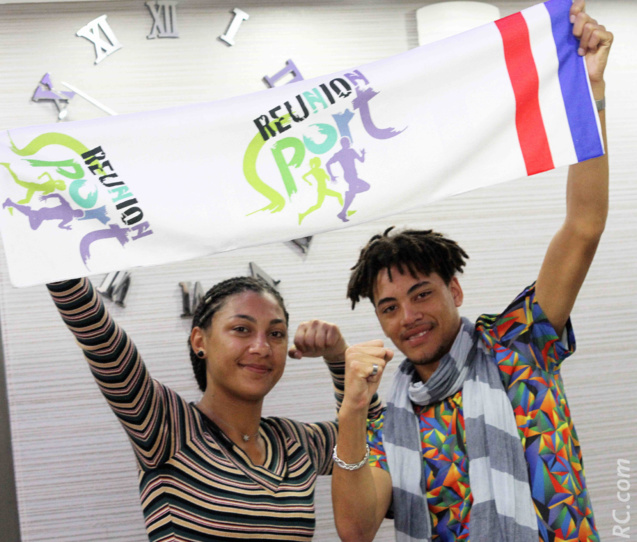 Lorenza et Mathieu: «Allez La Réunion»! Lorenza et Mathieu: «Allez La Réunion»!