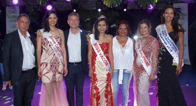 Aziz Patel, Gwendoline Fontaine, Olivier Rivière, Frideline Mouniama, Michèle Payet, Flora Olivar, et Morgane Soucramanien