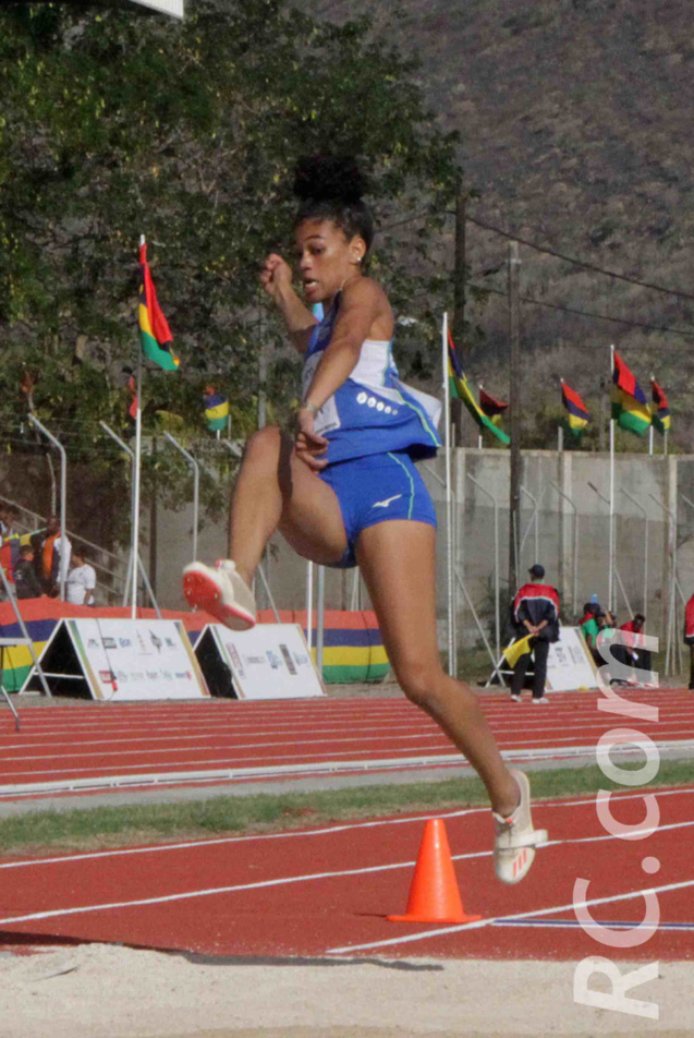Jade Coreia à la longueur et une médaille de chocolat Jade Coreia à la longueur et une médaille de chocolat