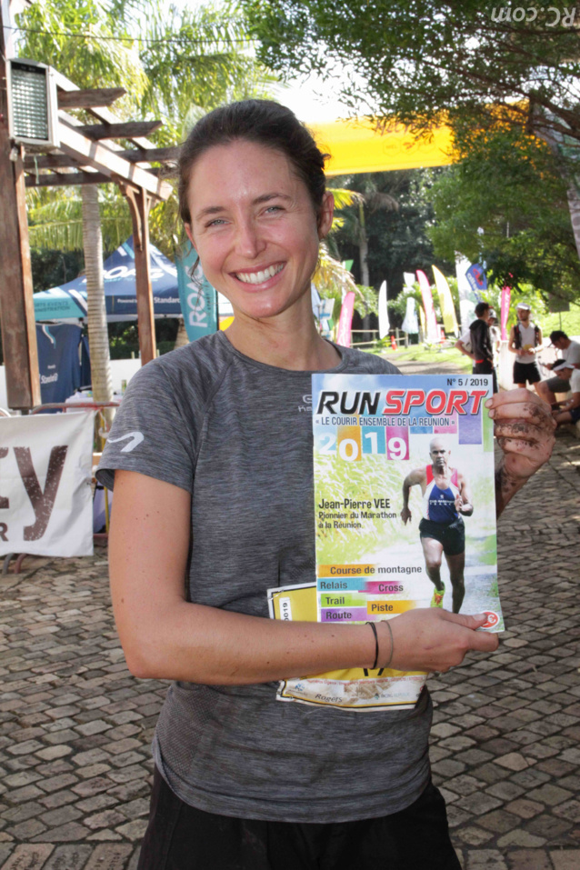 Léa Cavelier 4ème senior des 53 km, a adopté Run Sport