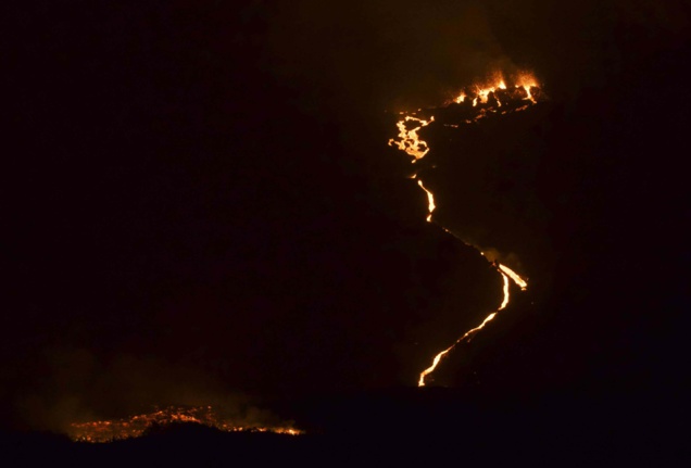 Eruption de la Fournaise août 2019