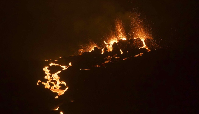Eruption de la Fournaise août 2019