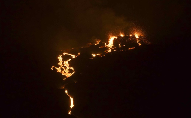 Eruption de la Fournaise août 2019