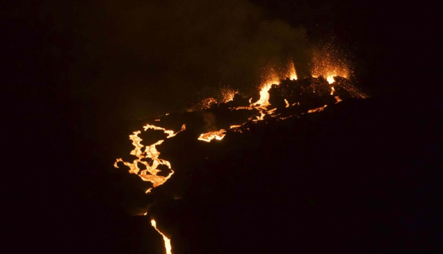 Eruption de la Fournaise août 2019