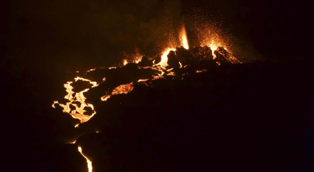 Eruption de la Fournaise août 2019