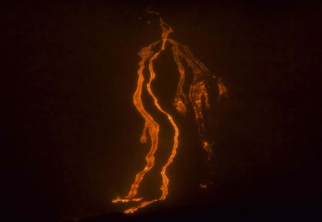 Eruption de la Fournaise août 2019