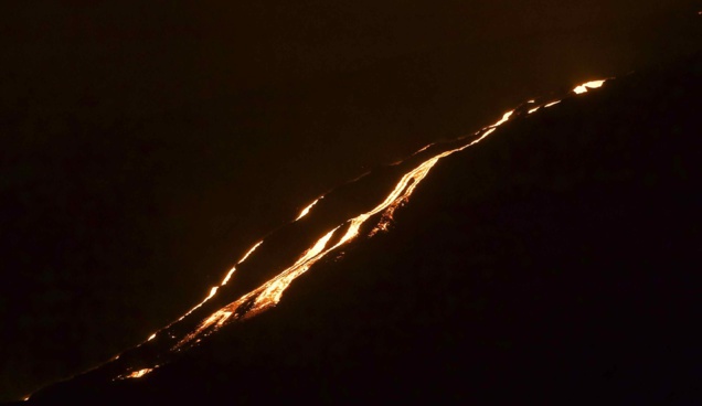 Eruption de la Fournaise août 2019