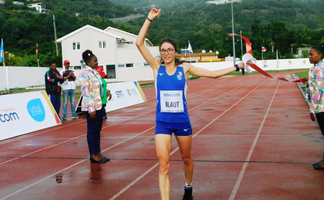L'arrivée victorieuse de Garance Blaut L'arrivée victorieuse de Garance Blaut