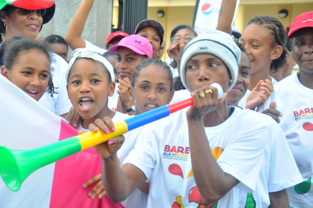 Des spectateurs bien sympathiques sur le parcours Des spectateurs bien sympathiques sur le parcours