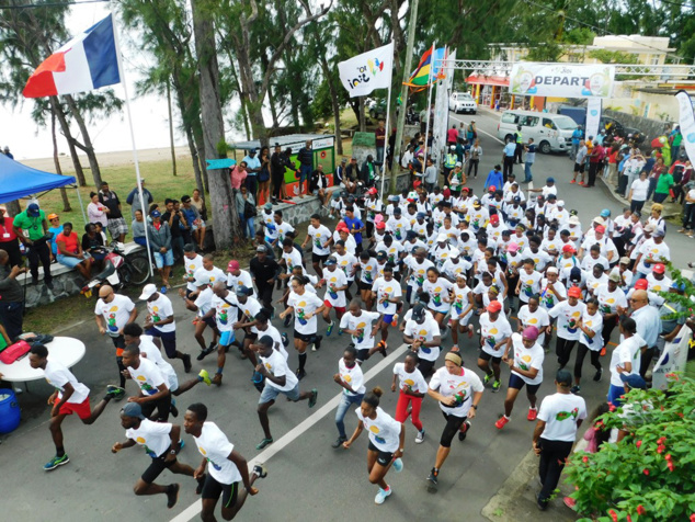 Une course populaire était organisée en parallèle