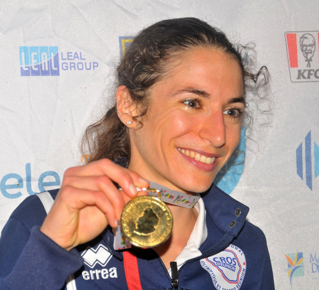 Garance Blaut médaillée d'or. Elle pense déjà à 2023, aux Maldives... Garance Blaut médaillée d'or. Elle pense déjà à 2023, aux Maldives...