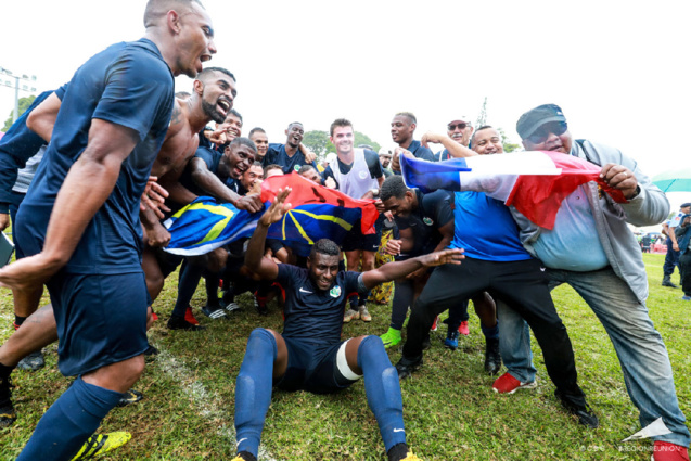 La belle victoire des footballeurs de La Réunion sur leurs adversaires –méritants- de l'île Maurice