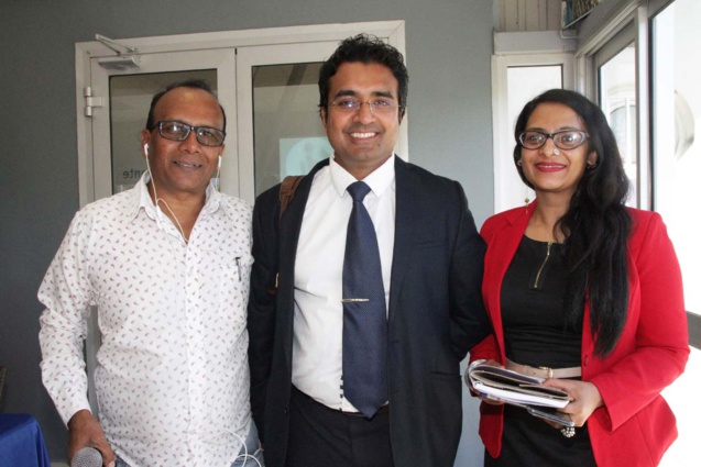 Une partie de la délégation mauricienne Une partie de la délégation mauricienne