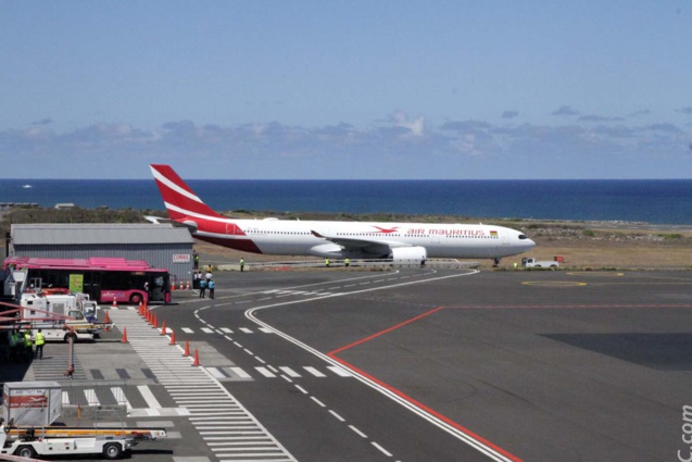 L'Aéroport de Pierrefonds a accueilli un gros porteur d'Air Mauritius
