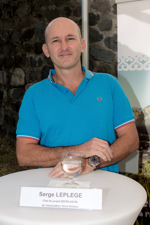 Serge Leplège, chef de projet Défi Plastik pour Terra Océana Serge Leplège, chef de projet Défi Plastik pour Terra Océana