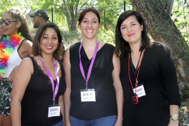 Isabelle Ha-Hoc, Caroline Miranda, responsable de la Communication à l'IAE, et Carole Payet