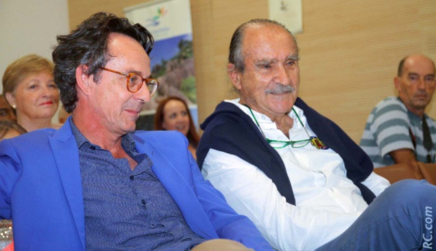 Sthépane André de Ilop et Robert Chicaud, président de l'association Grand Raid