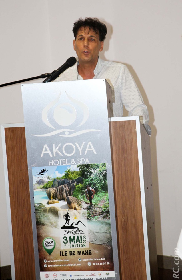 Chris Hammer a présenté «son bébé», les Seychelles Nature Trail. Avec toute la passion du trail qui le caractérise...