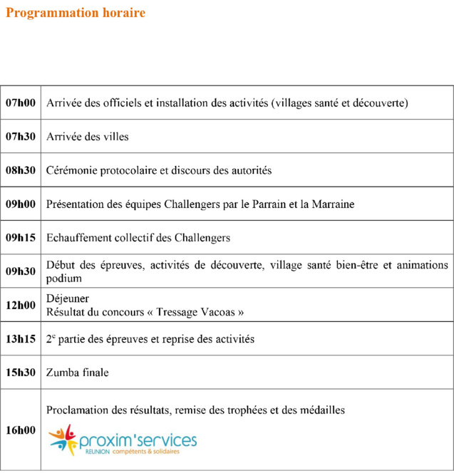 Challenge des Seniors: ils seront plus de 2 000 à Saint-Philippe Challenge des Seniors: ils seront plus de 2 000 à Saint-Philippe