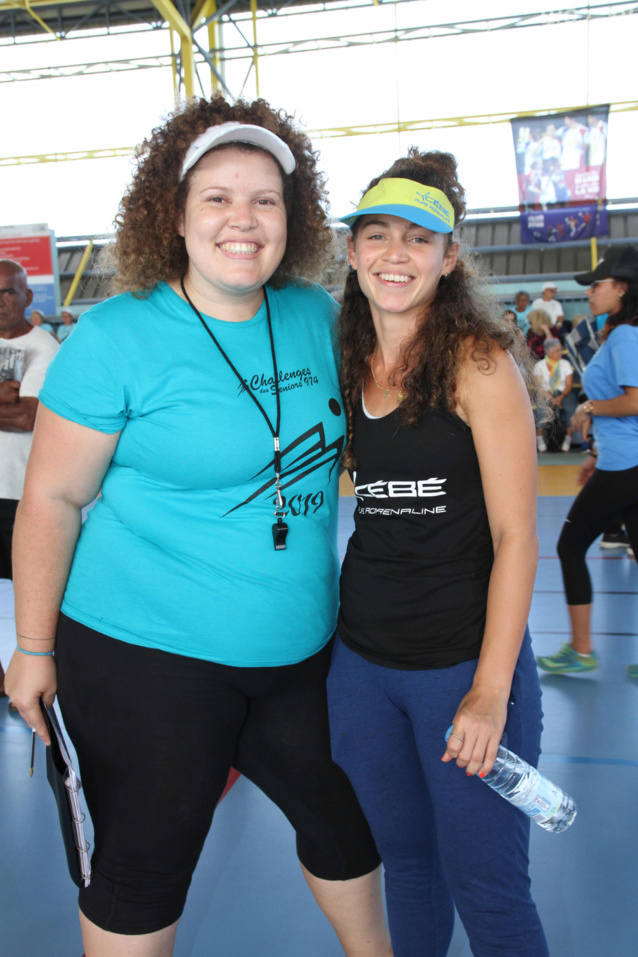 Marie-Lou Dhaussy et Elodie Labie, traileuse