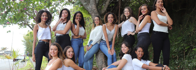 Les 12 candidates Miss Ville du Tampon 2019