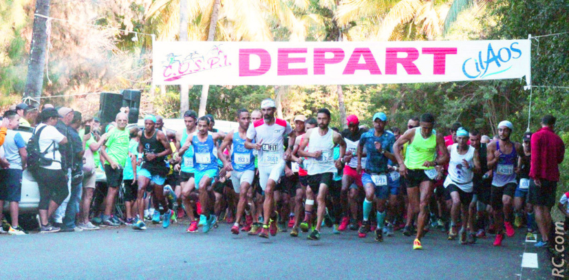 Départ à Grand Anse de la Course de l'Ail 2019 dédiée à Raymond Fontaine