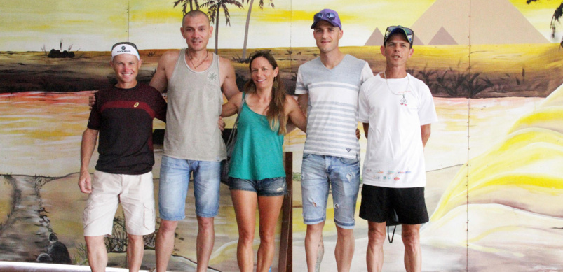 La Team City Sport avec Jean-Louis Robert, Bertrand Vienne, Julie Rivière, Florian Durque et Joseph Robert