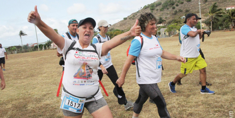 Le maillot du Trail du Volcan porté fièrement au Trail de Rodrigues:  Allez la Réunion!