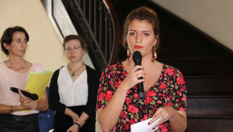 Grenelle des violences faites aux femmes à la Préfecture en présence de Marlène Schiappa