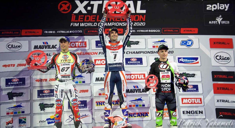 Le podium: Toni Bou, Adam Raga et Jaime Busto