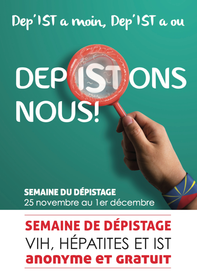 Semaine du Dépistage VIH, Hépatites et VST: "Dépistons nous!"
