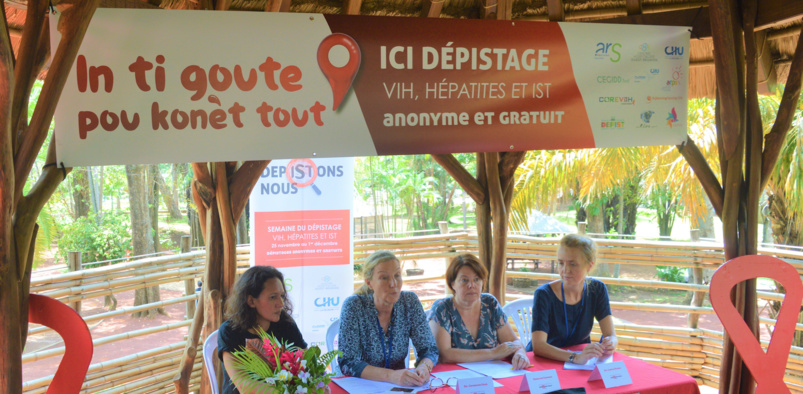 Présentation de la semaine de dépistage lors d'une conférence de presse