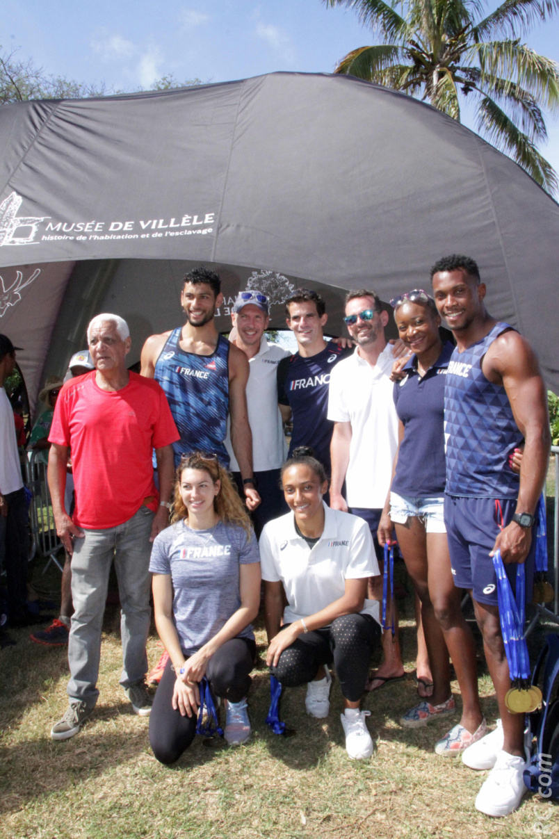 Jean-Claude Prianon et les tricolores des épreuves combinées Jean-Claude Prianon et les tricolores des épreuves combinées