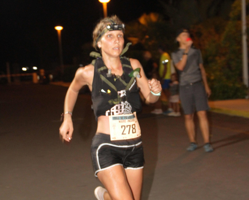 Marie Ingrid Mondia a bouclé son dernier trail de l'année à Pierrefonds
