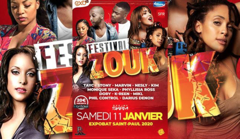 Festival Zouk samedi 11 janvier à Saint-Paul: à ne pas manquer! Festival Zouk samedi 11 janvier à Saint-Paul: à ne pas manquer!