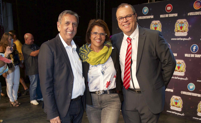 Aziz Patel, Corinne Lebon et Jacky Calpétard Aziz Patel, Corinne Lebon et Jacky Calpétard