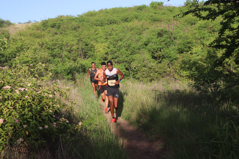 Jean-Patrice Payet, sur la plus haute du podium des 15 km en 2019